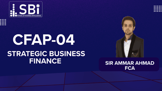 CFAP 04 By Ammar Ahmad